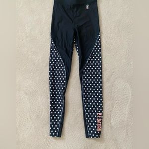 PE NATION LEGGINGS AND SPORTS BRA